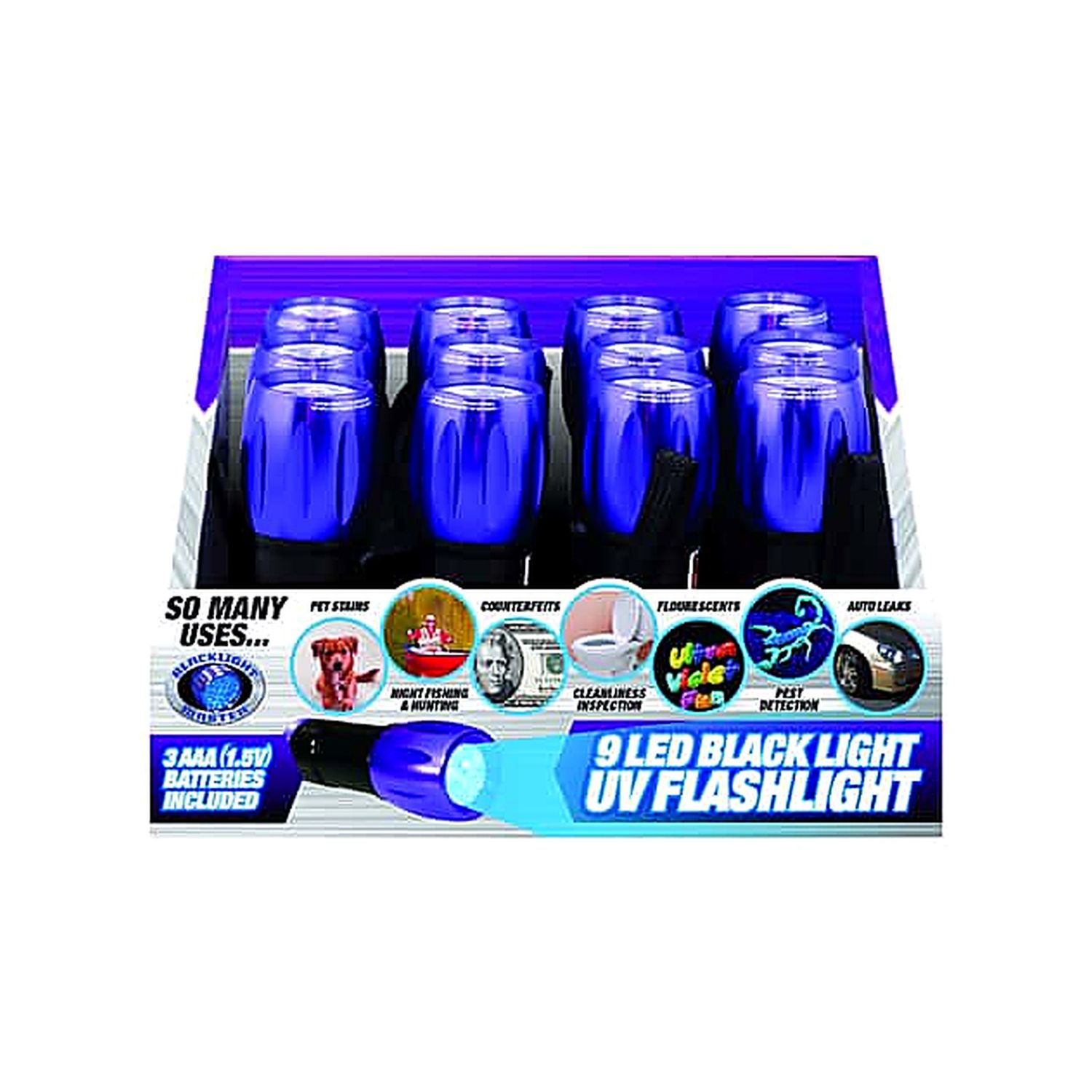 Blacklight Master UV Flashlight 15lm AAA -