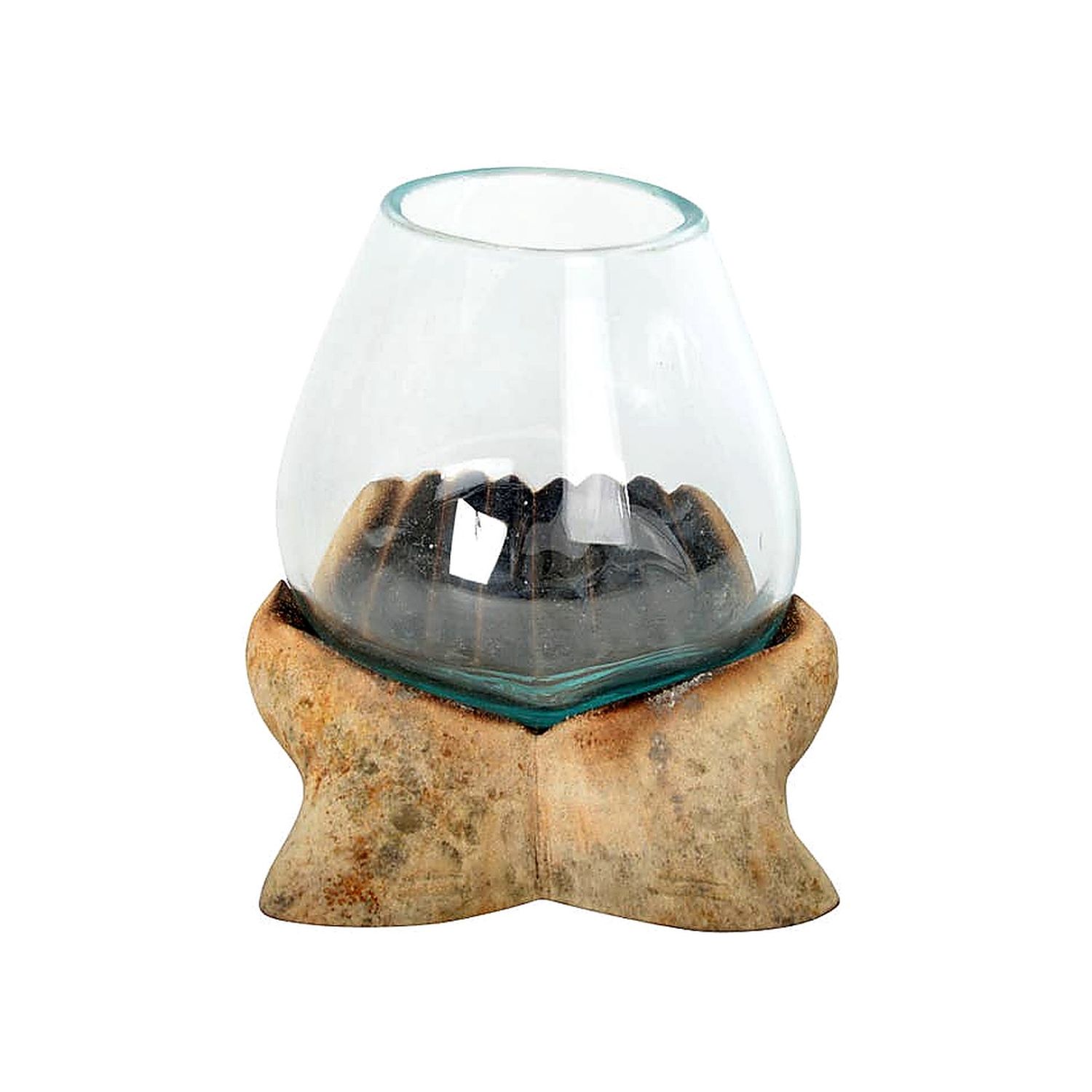 Small Molten Glass Bowl