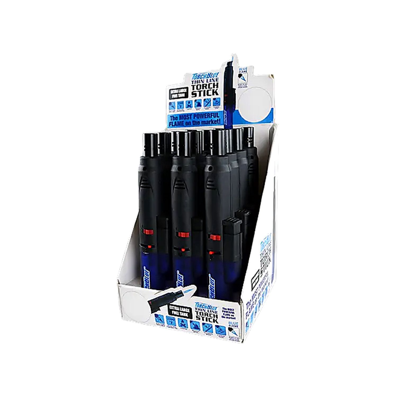 Torch Blue Refillable Thin Torch Stick Lighter