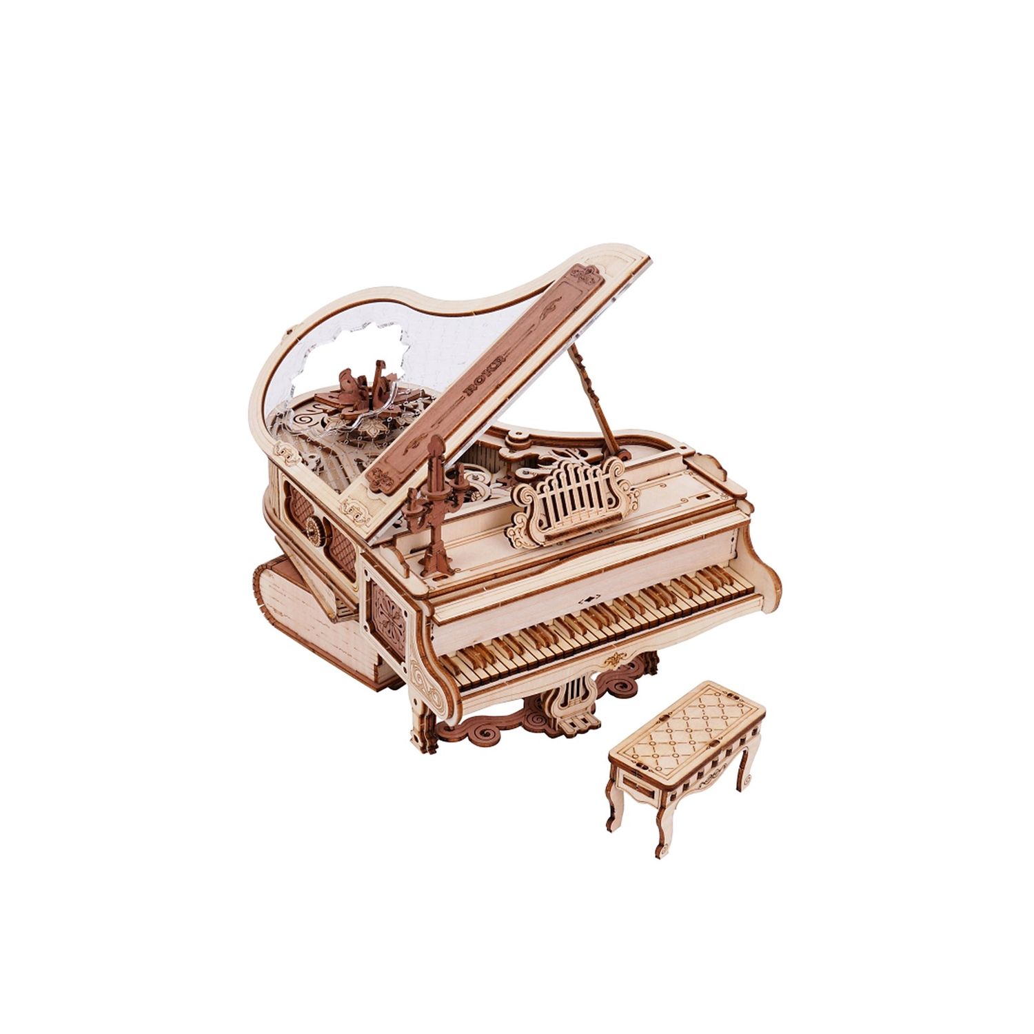 DIY Mechanical Music Box: Magic Piano