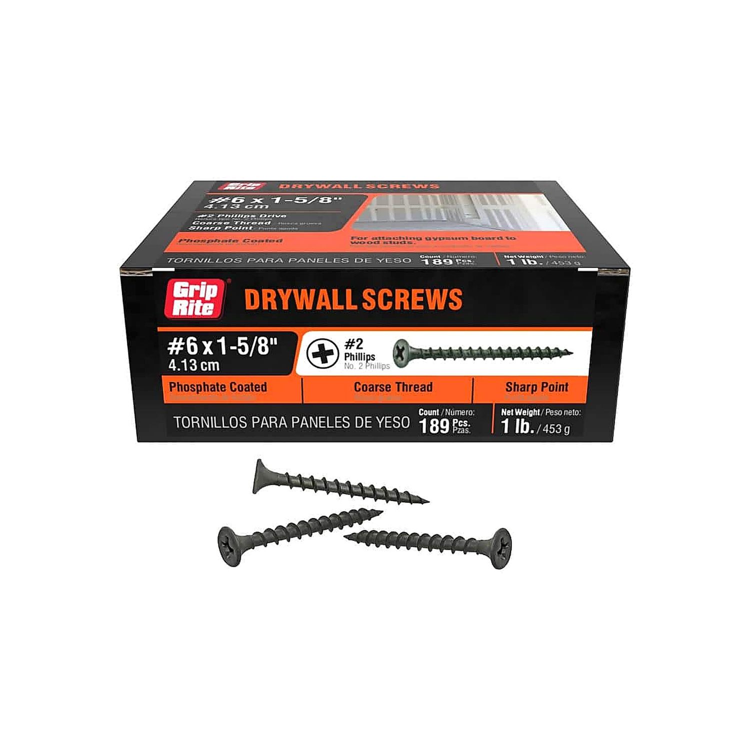 6x1-5/8 DRYWALL SCR COARSE