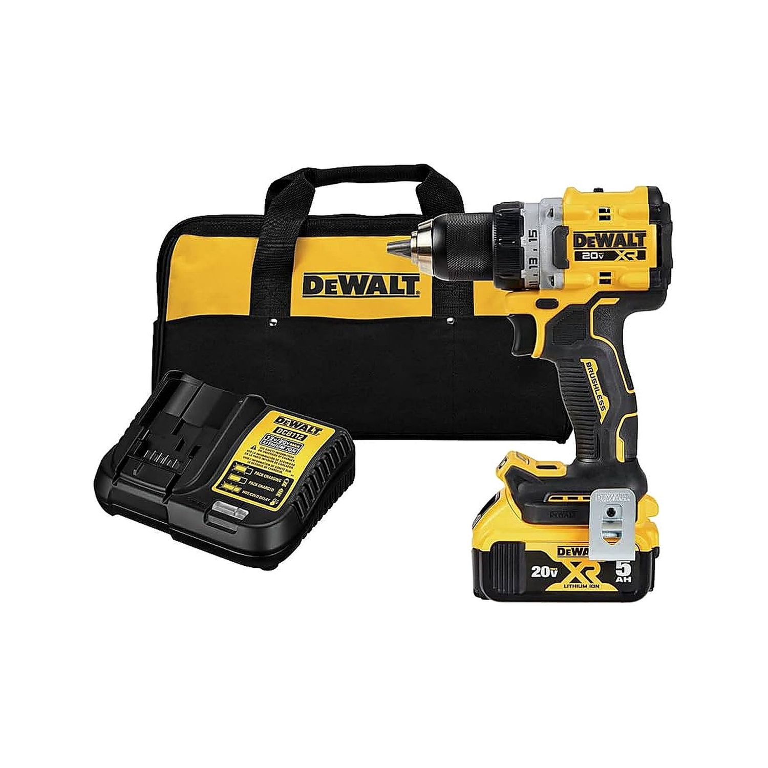 DeWalt 1/2" Compact Brushless Drill/Driver Kit