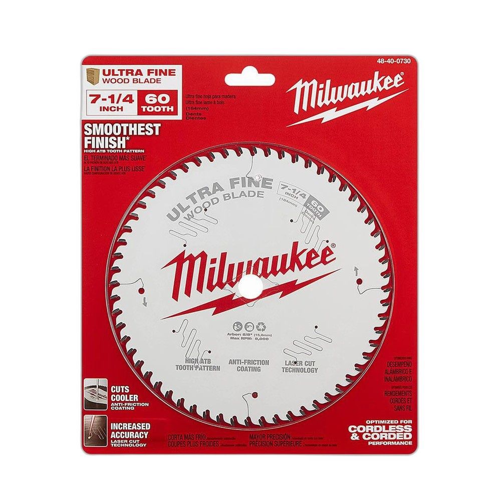 7-1/4"X60TH ULTRA FINISH BLADE