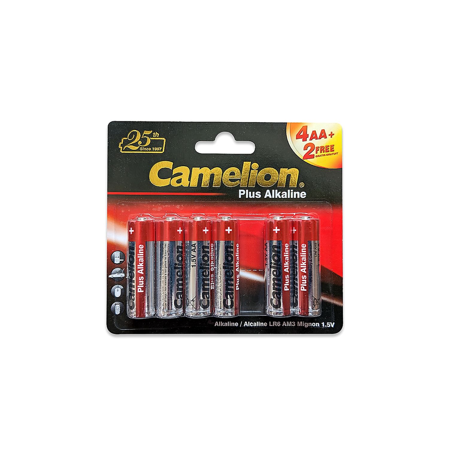 Camelion AA Plus Alkaline 4+2