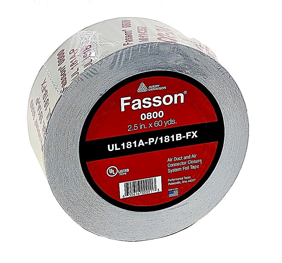 0800 2 1/2 Ul Foil Tape