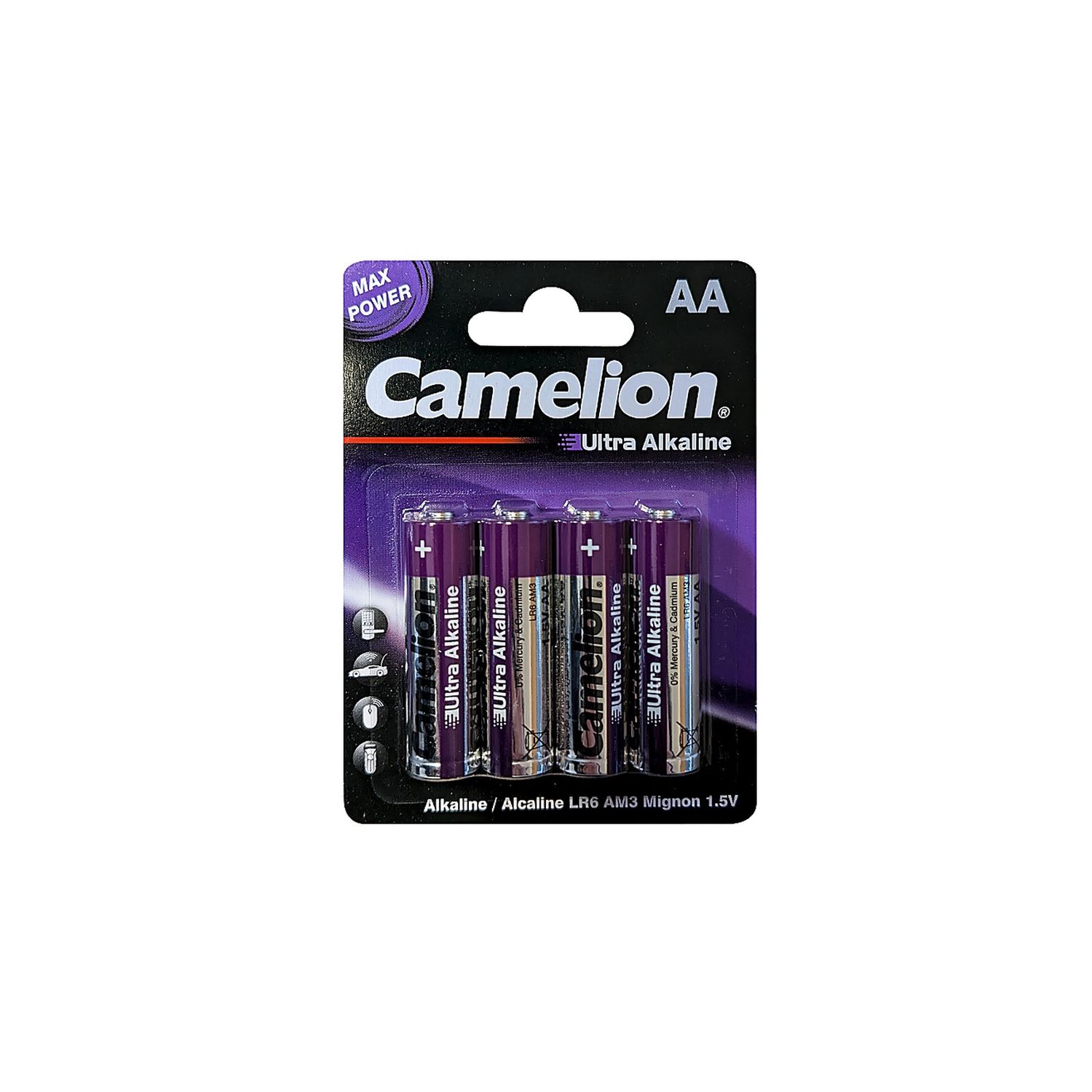 Camelion AA Ultra Alkaline Blister Pack of 4