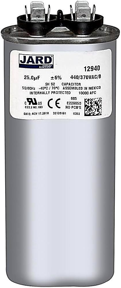 25 Mfd/440V Oval Capacitor