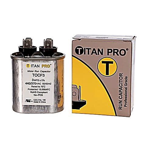 3 Mfd/440V Oval Capacitor