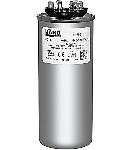 55+5 MFD 370/440 VAC RUN CAPACITOR