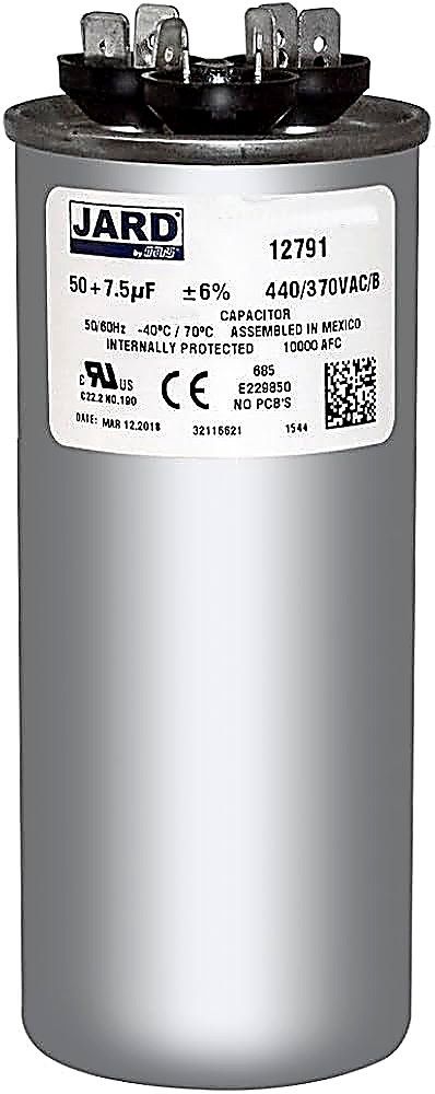 50/7.5 MFD Capacitor