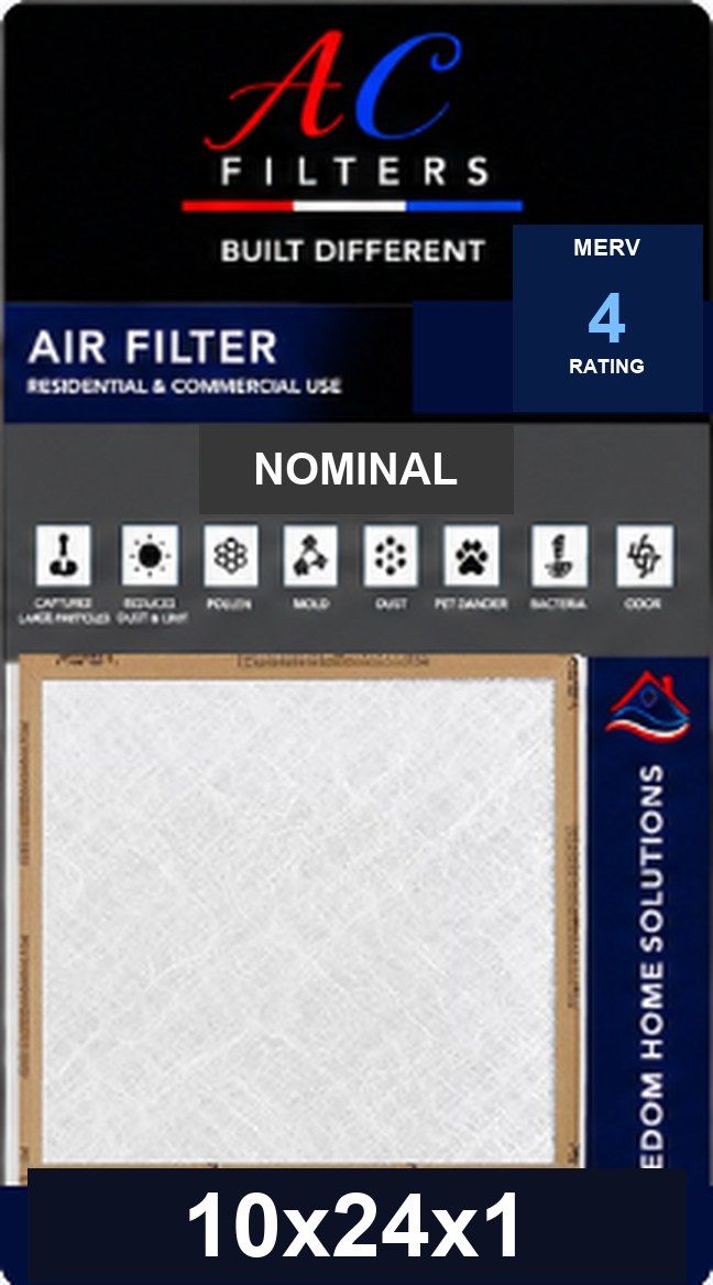 10 × 24 × 1 Nominal EZ Flow II Fiberglass Filter (9.5 × 23.5 × 0.75)