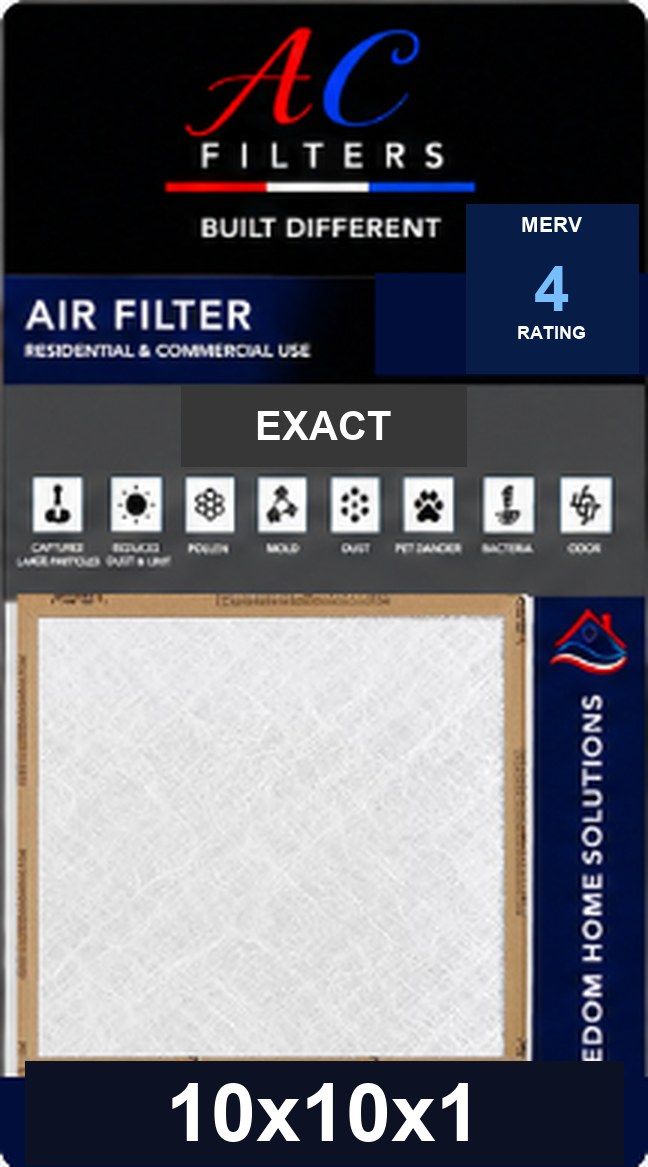 10 × 10 × 1 Exact EZ Flow II Fiberglass Filter (9.5 × 9.5 × 0.75)