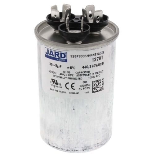 30/7.5 MFD 370/440 VAC Dual Run Capacitor