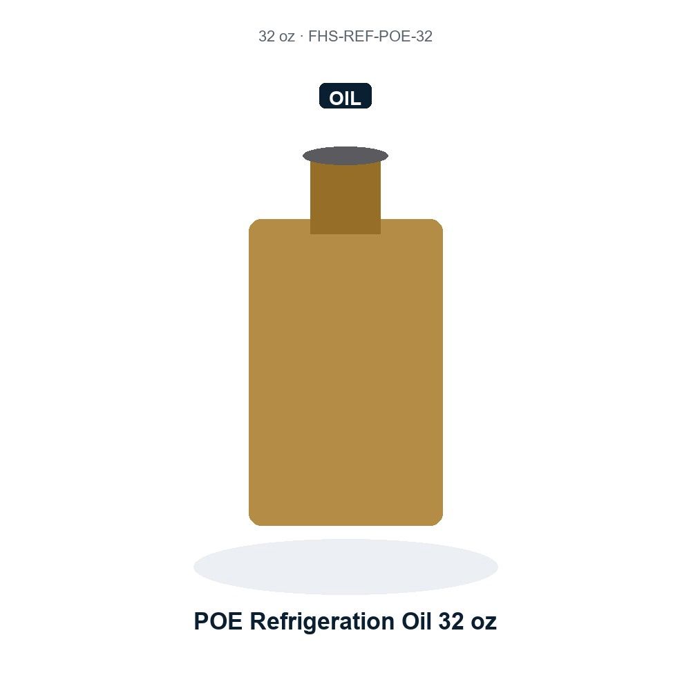POE Refrigeration Oil 32 oz