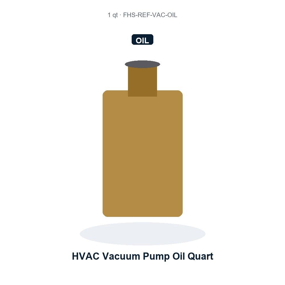 HVAC Vacuum Pump Oil Quart