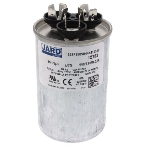 35/10 MFD 370/440 VAC Dual Run Capacitor