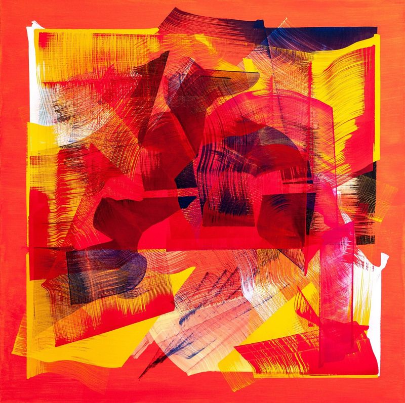 Sine Waves 10 – Yashin, Denis (100 x 100 cm)