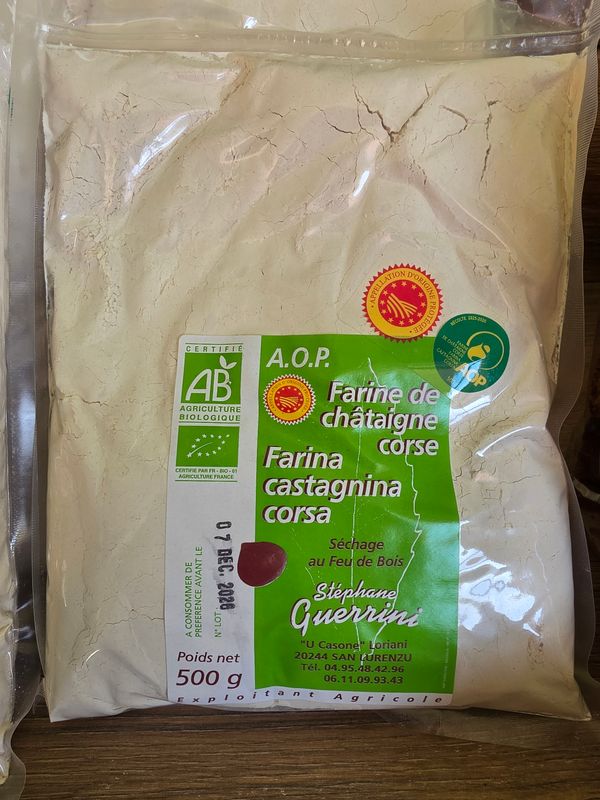 FARINE DE CHÂTAIGNE AOP ET BIO