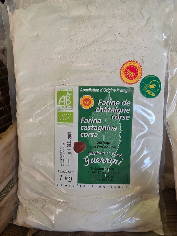FARINE DE CHATAIGNE AOP ET BIO