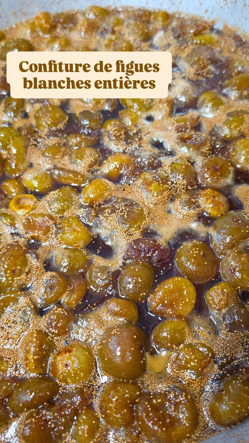 CONFITURE DE FIGUE BLANCHE BIO