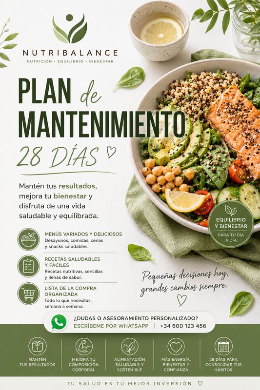 PLAN MANTENIMIENTO 28 DIAS