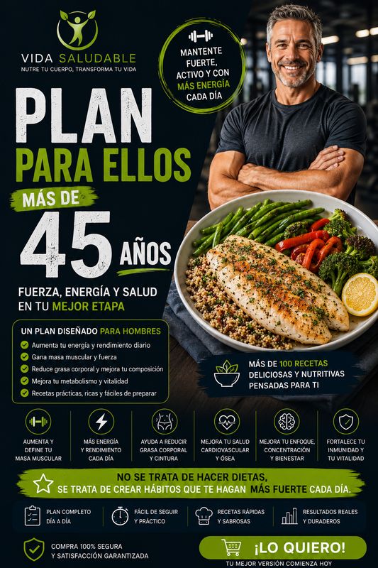 PLAN 45 DIAS PARA ELLOS MAS DE 40 AÑOS