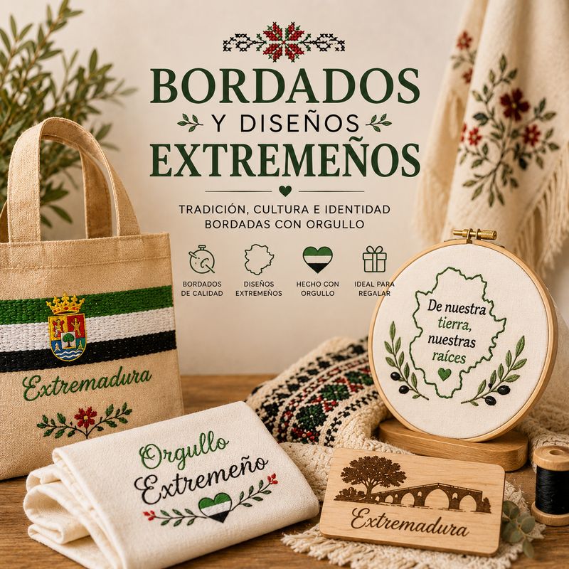 Bordados y diseños extremeños
