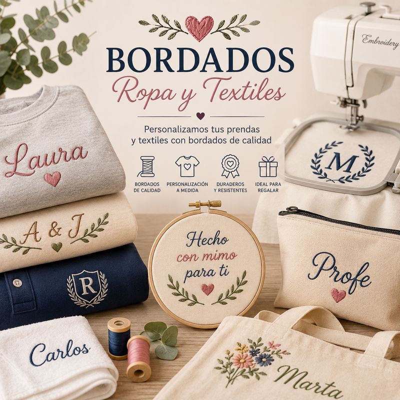 Bordados ropa y textiles