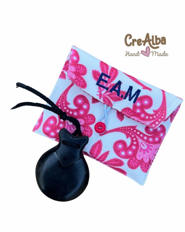 FUNDA PERSONALIZADA PARA CASTAÑUELAS PAÑUELO DE SANDIA