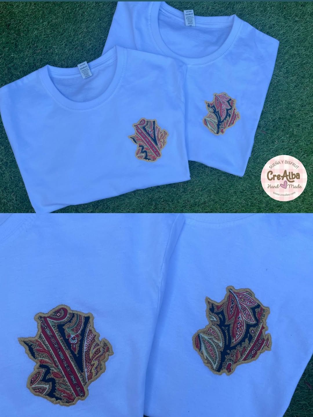 CAMISETA MAPA DE EXTREMADURA 100 COLORES