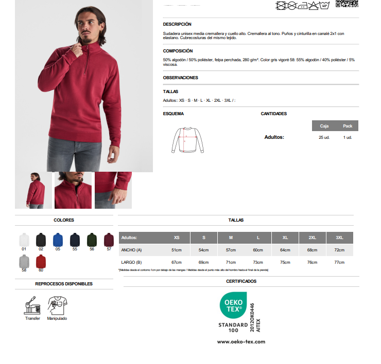 SUDADERA PERSONALIZADA