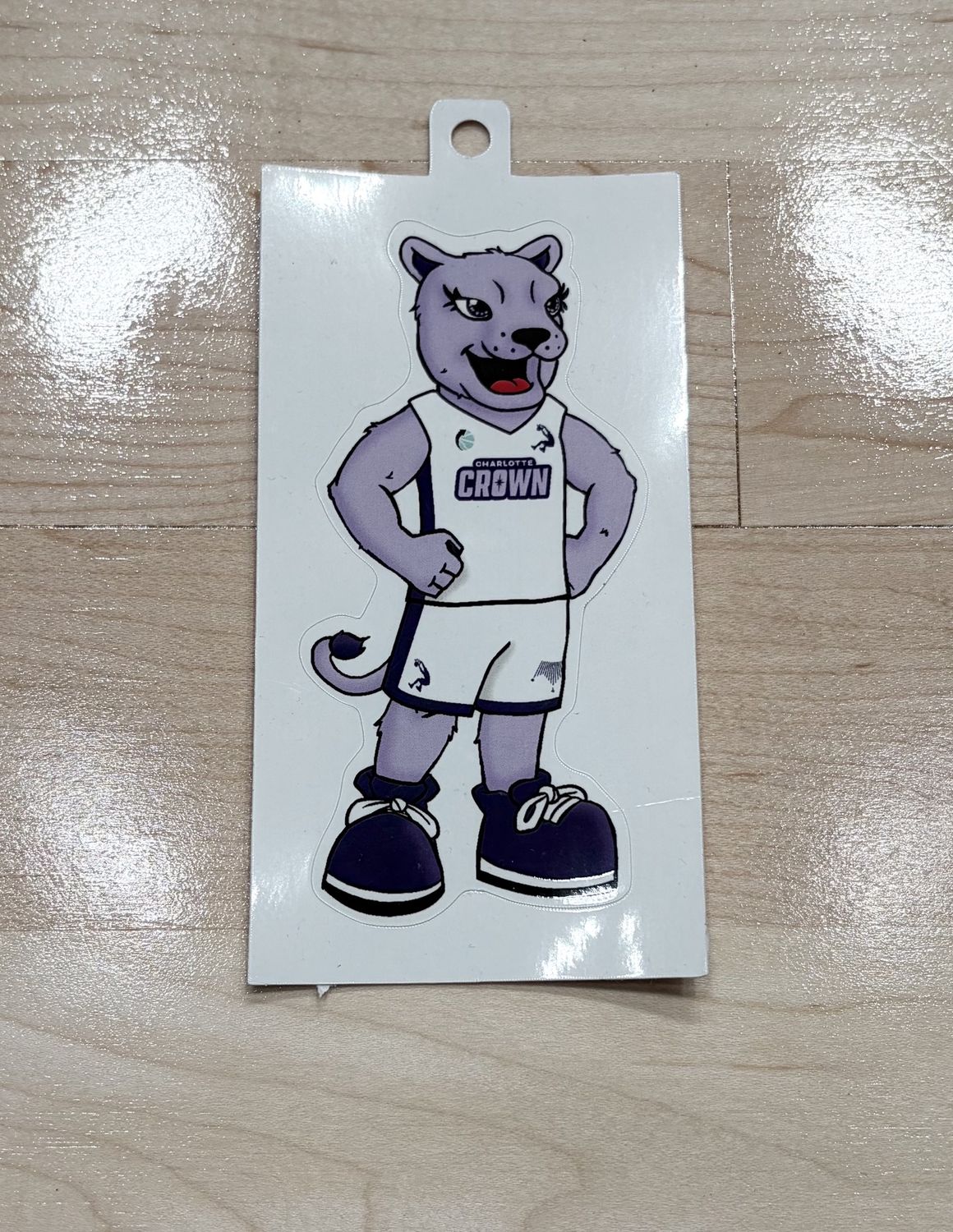 Charlotte Crown Mascot Sticker