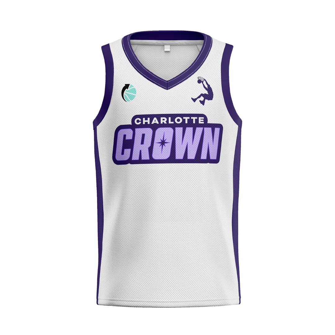 Charlotte Crown Youth White Replica Jersey