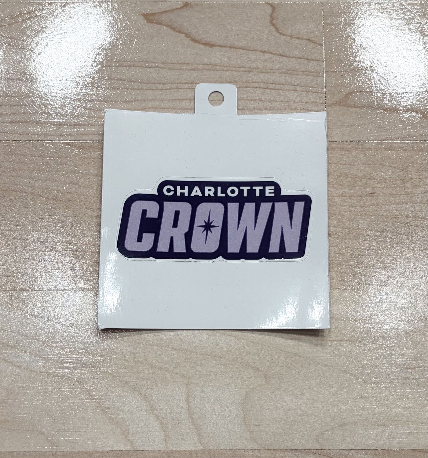 Charlotte Crown No Crown Sticker