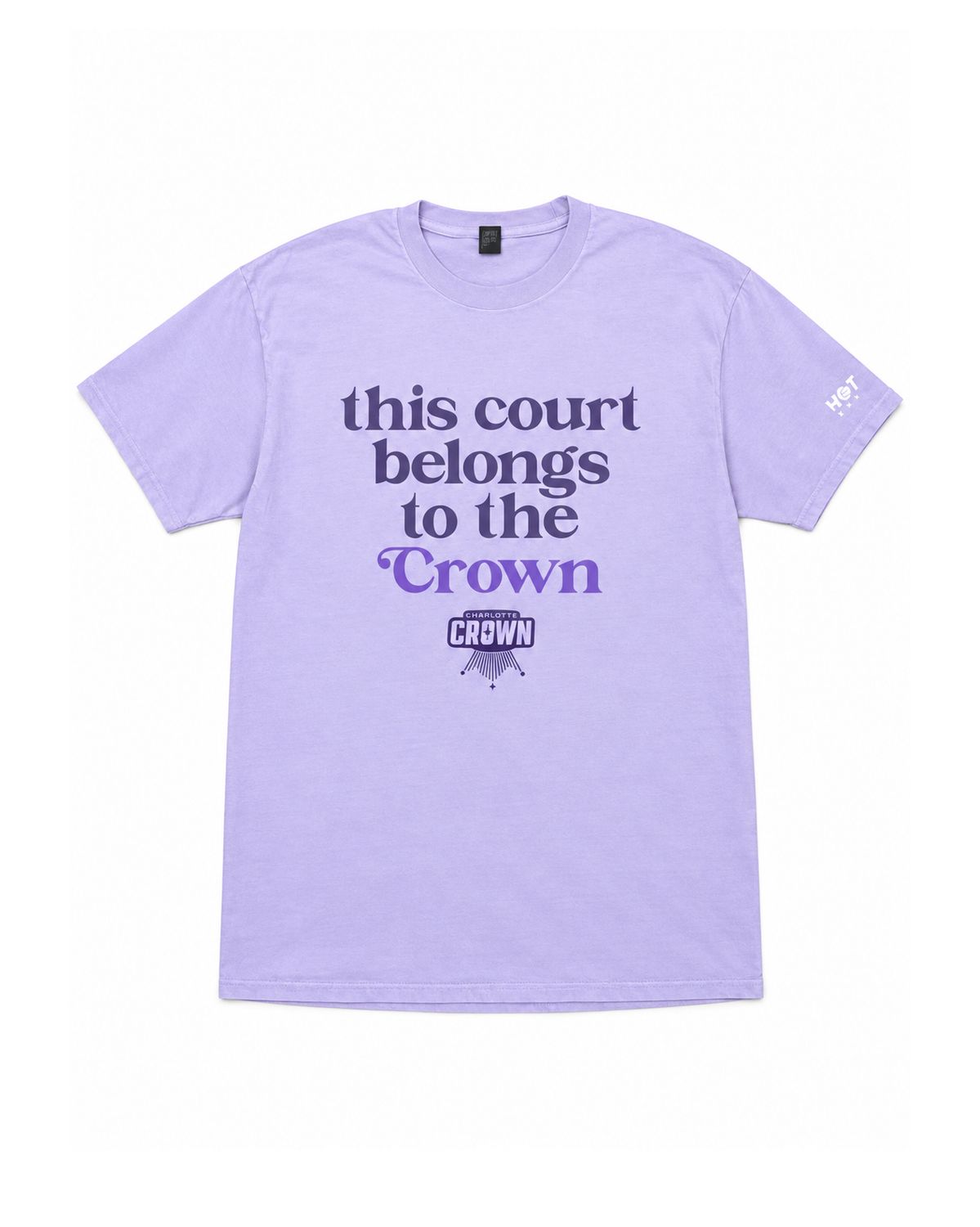 Charlotte Crown Lavender Court Belongs Tee