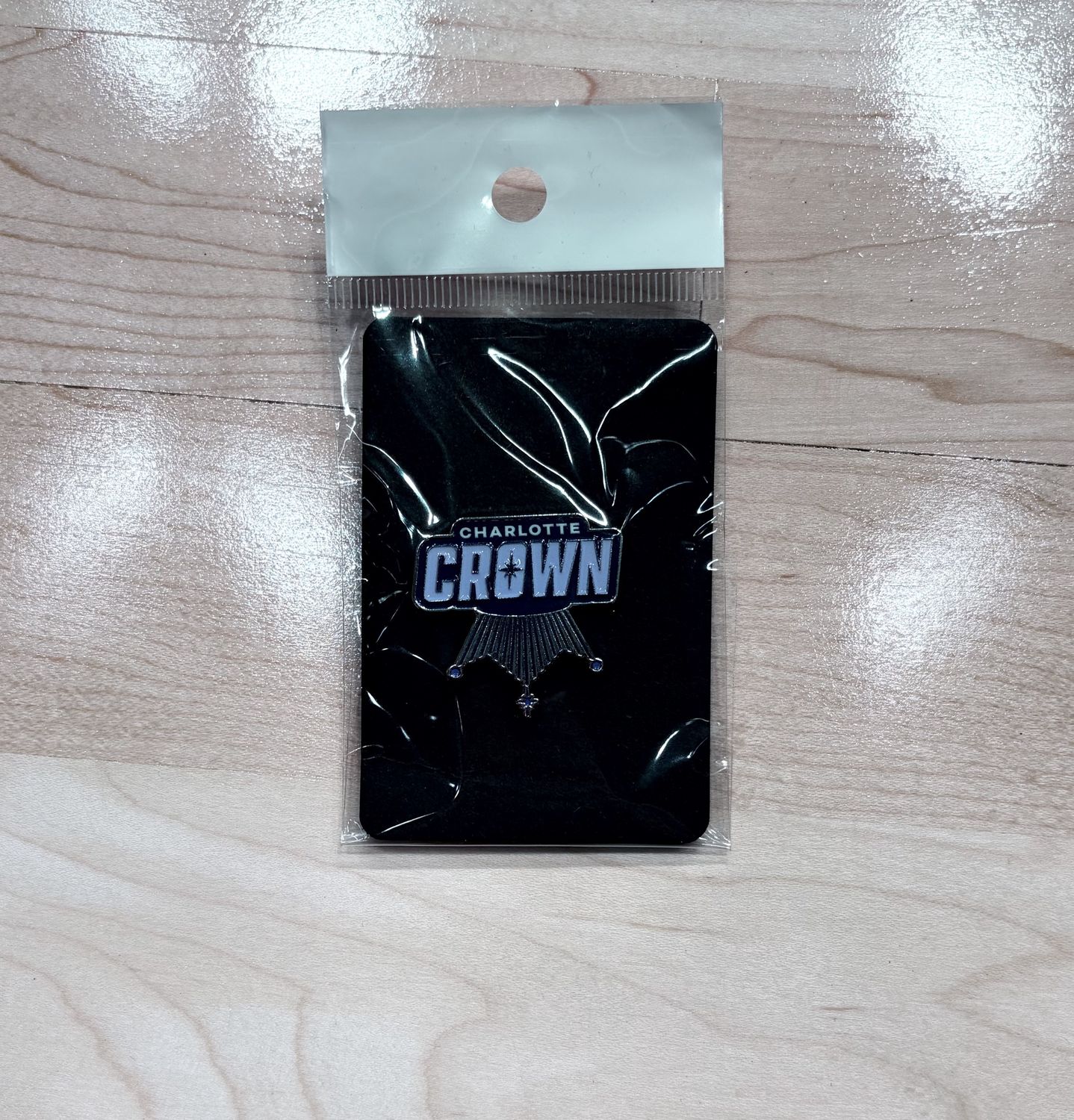 Charlotte Crown 1.25in Pin