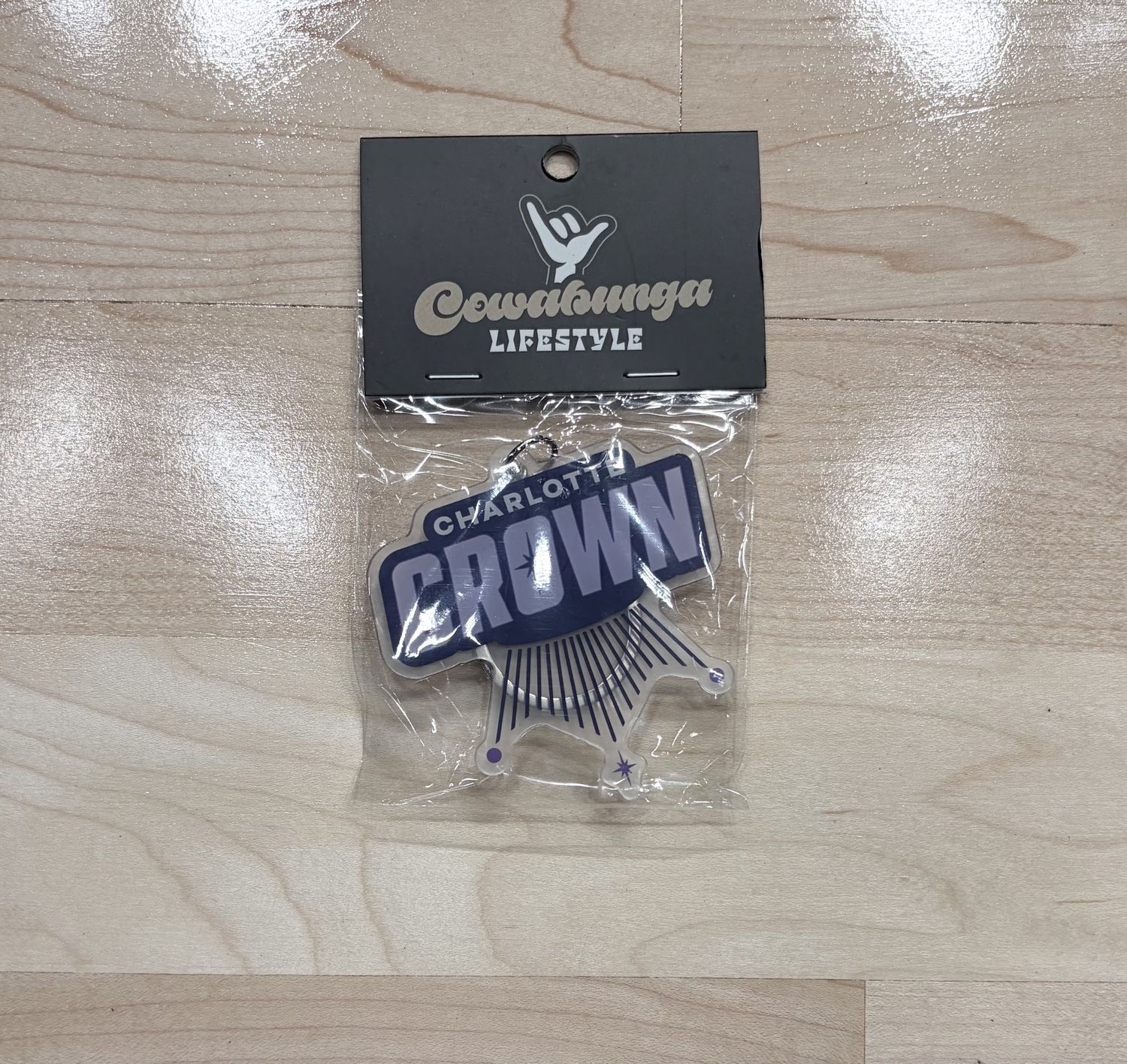 Charlotte Crown 2.5in Keychain