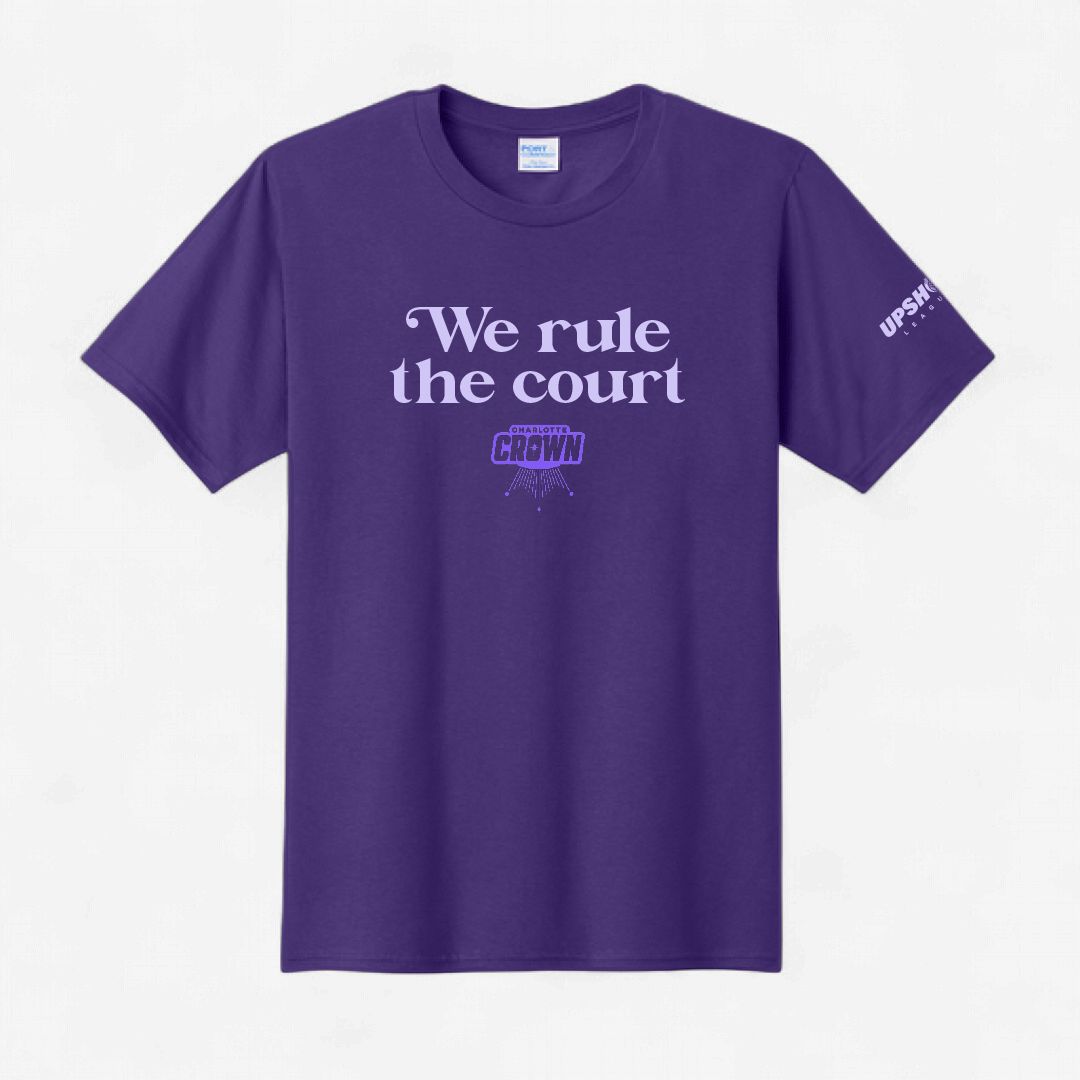 Charlotte Crown Purple We Rule Tee