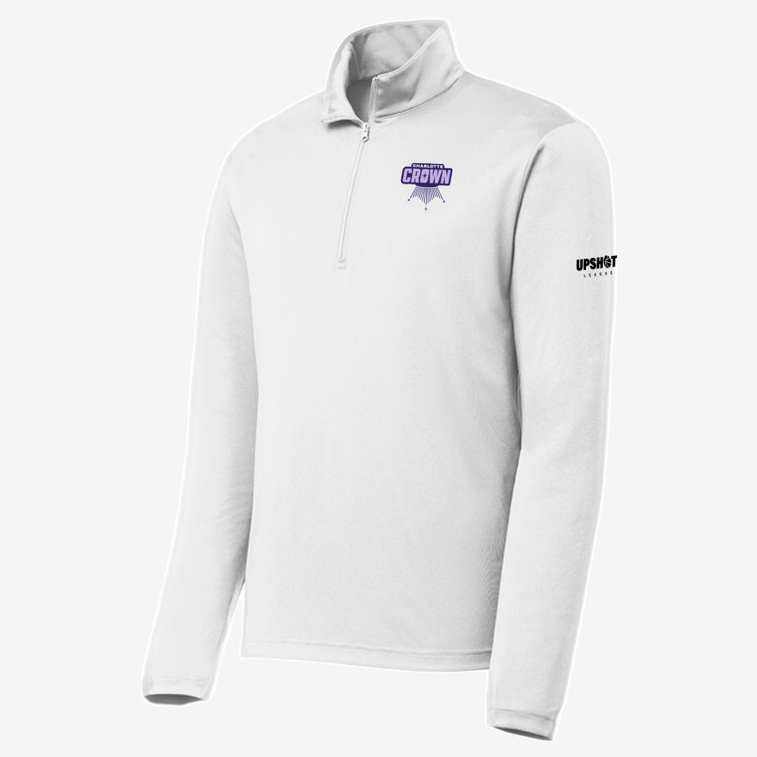 Charlotte Crown White 1/4 Zip