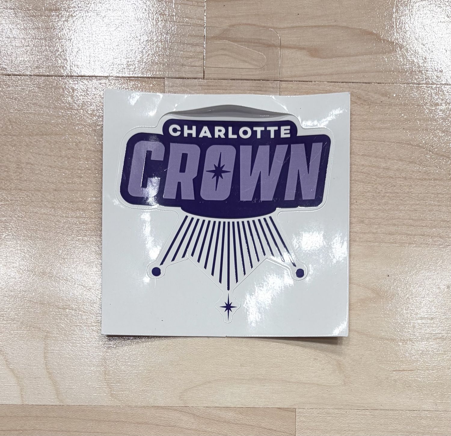 Charlotte Crown 3in Sticker