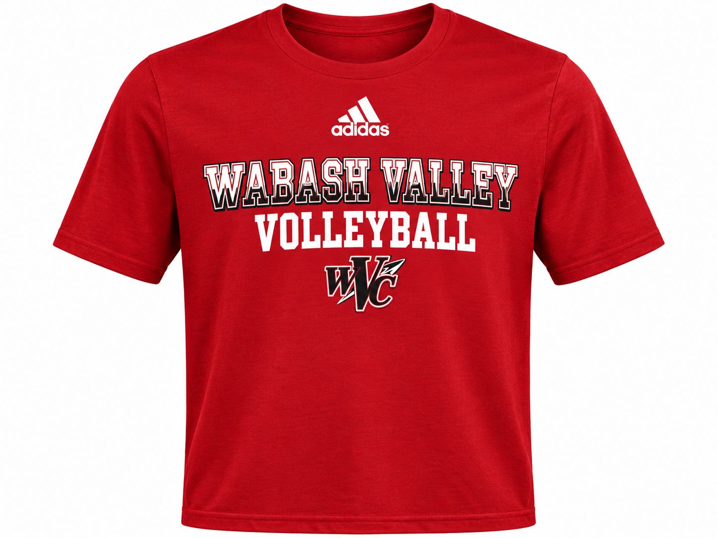 Wabash Valley Volleyball Red Tees