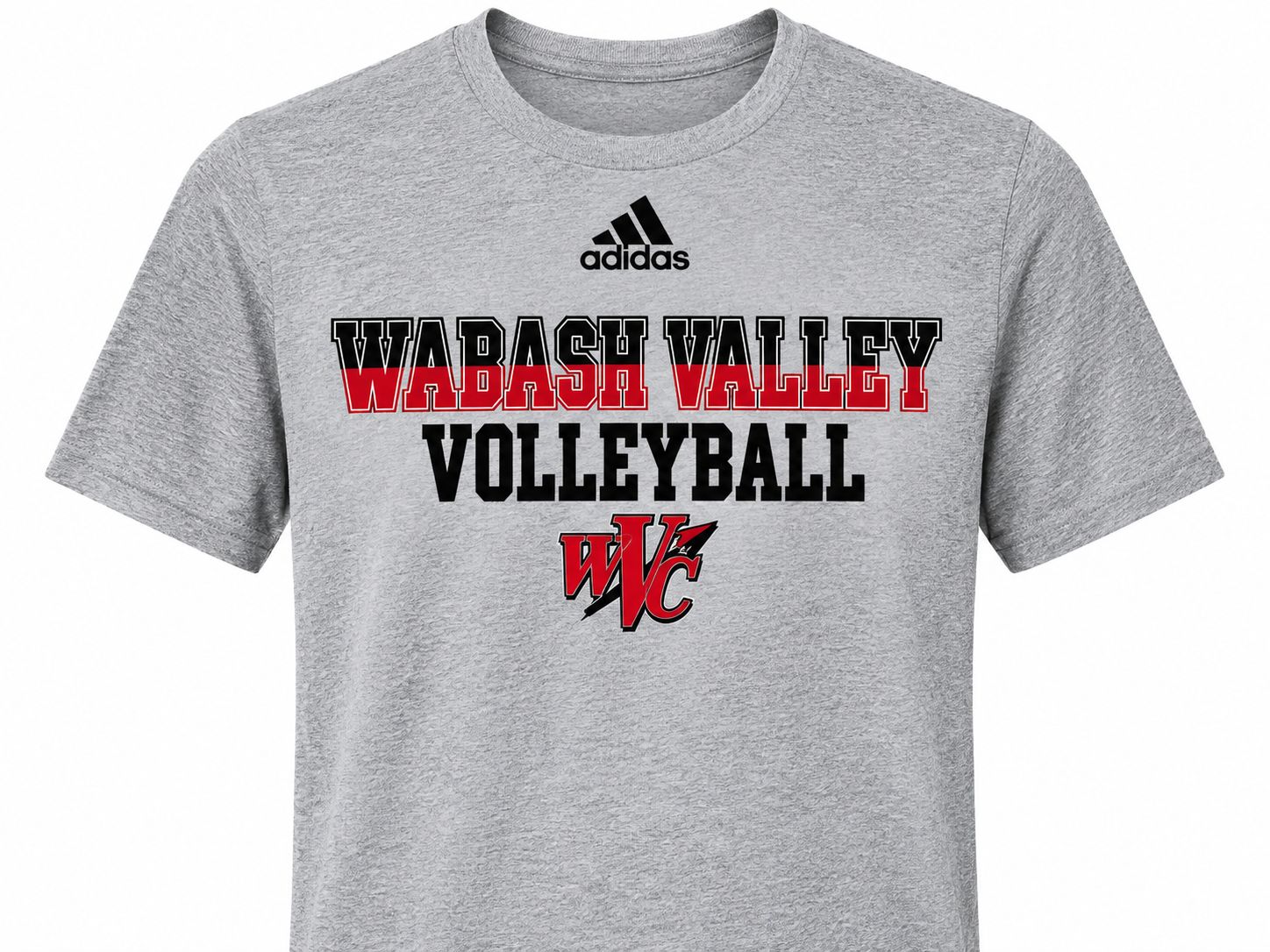 Wabash Valley Volleyball Gray Tees