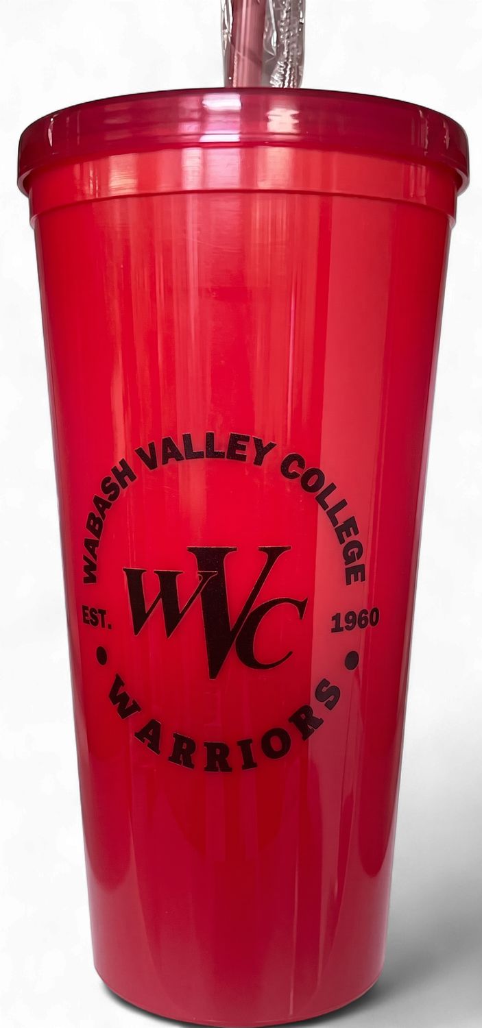 WVC Stadium Cups W/Straw
