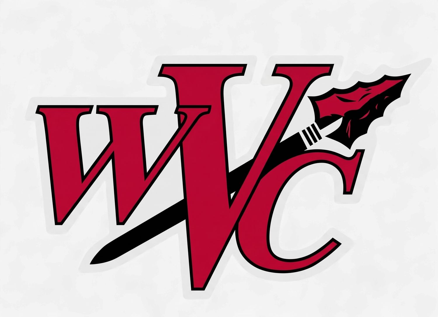 Die Cut WVC Spear Sticker