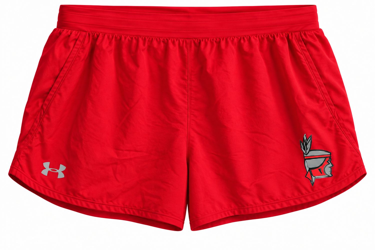 WVC Warrior Head Women's Shorts, Colour: Red, Size: XSmall