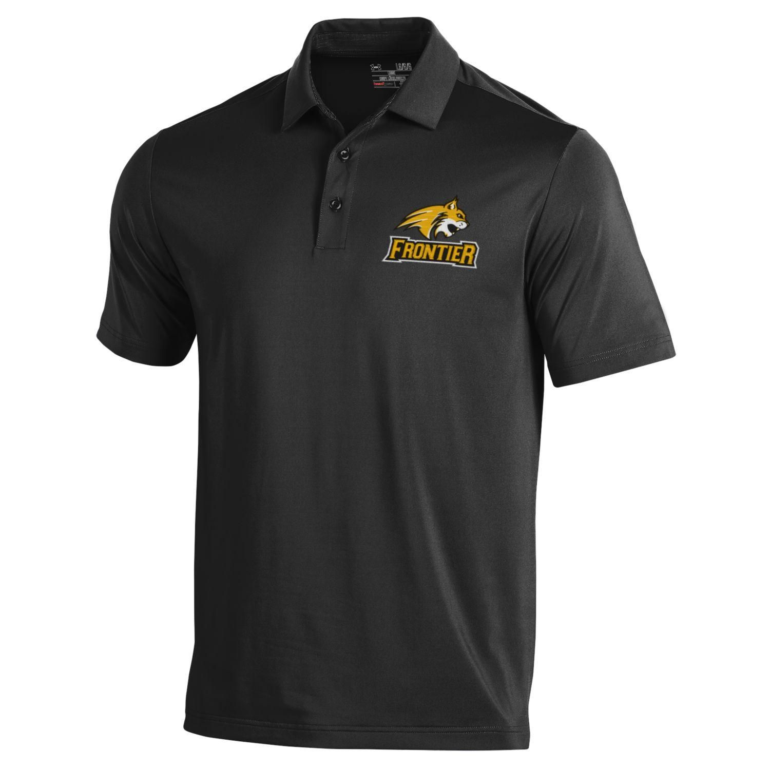 UA Dry Fit Polo, Color: black, Size: small