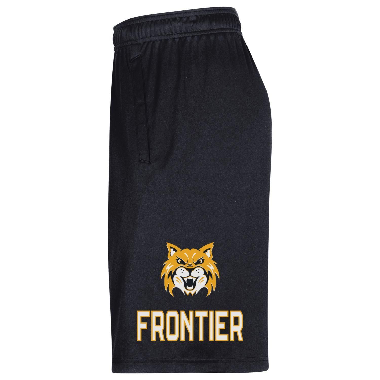 UA Frontier Pocket Poly Short, Color: black, Size: small
