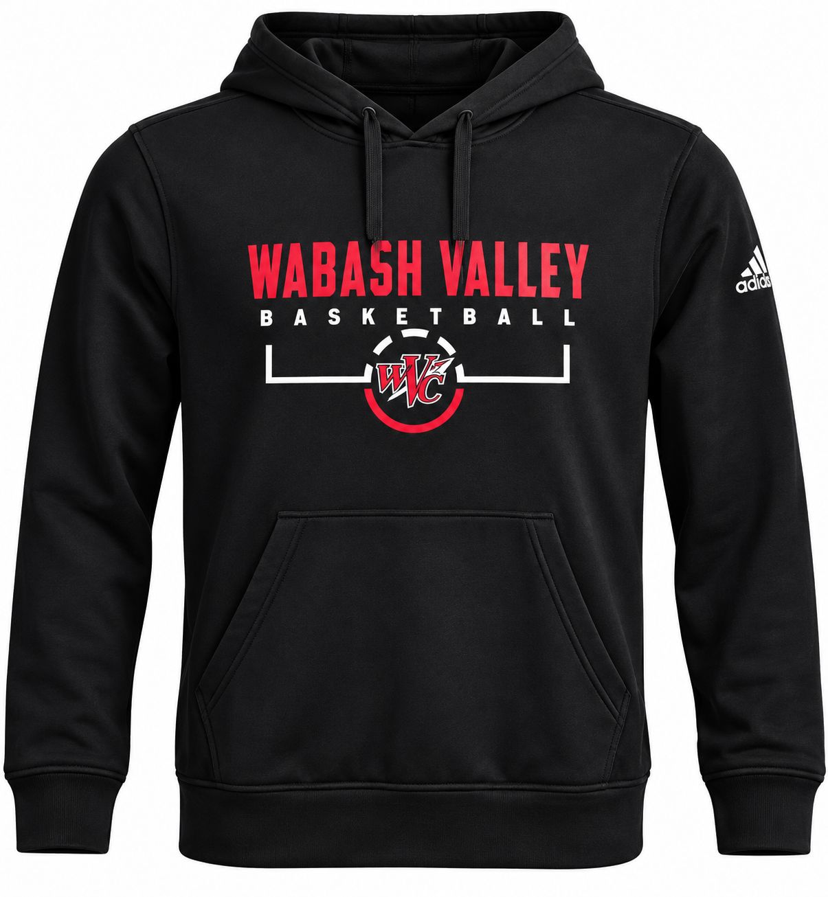 Wabash Valley College Basketball Hoodie, Size: Small