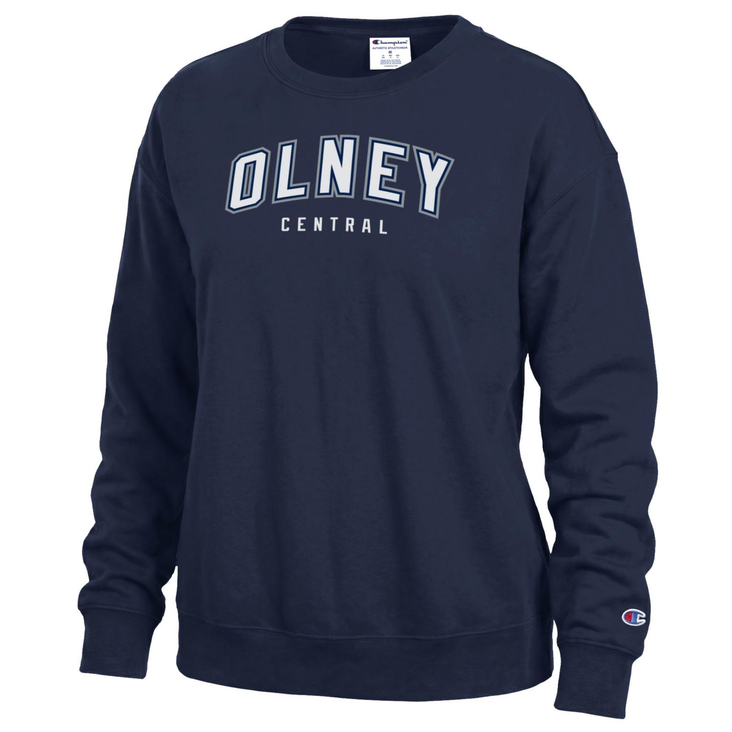 OCC LADIES GLITTER CREW NAVY