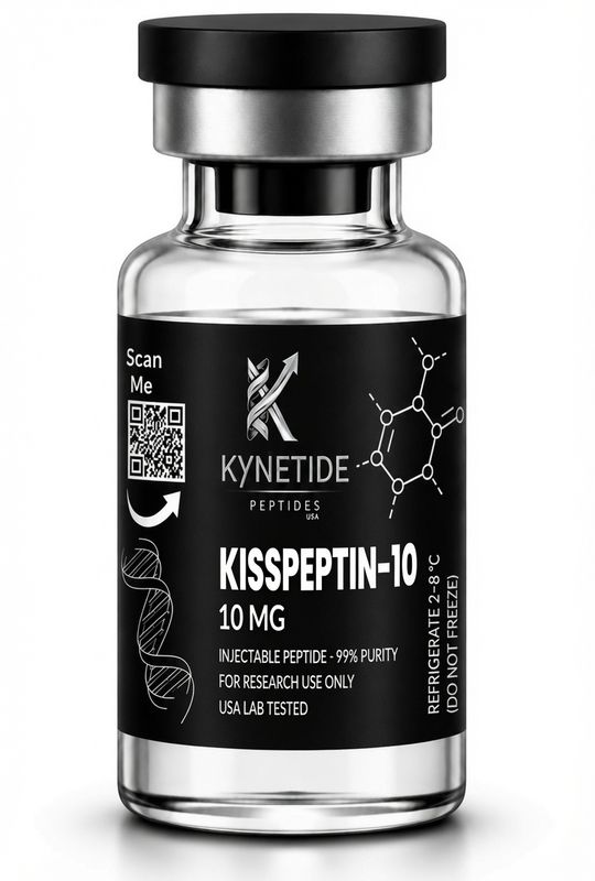 Kisspeptin-10 10mg Kisspeptin-10 10mg research peptide bottle - 99.4%+ HPLC-verified purity, Kynetide